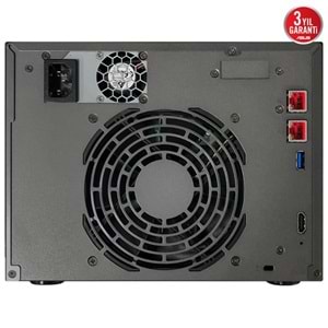 ASUSTOR AS6706T-8GB CELERON QC- 8GB RAM- 6-diskli Nas Server (Disksiz)