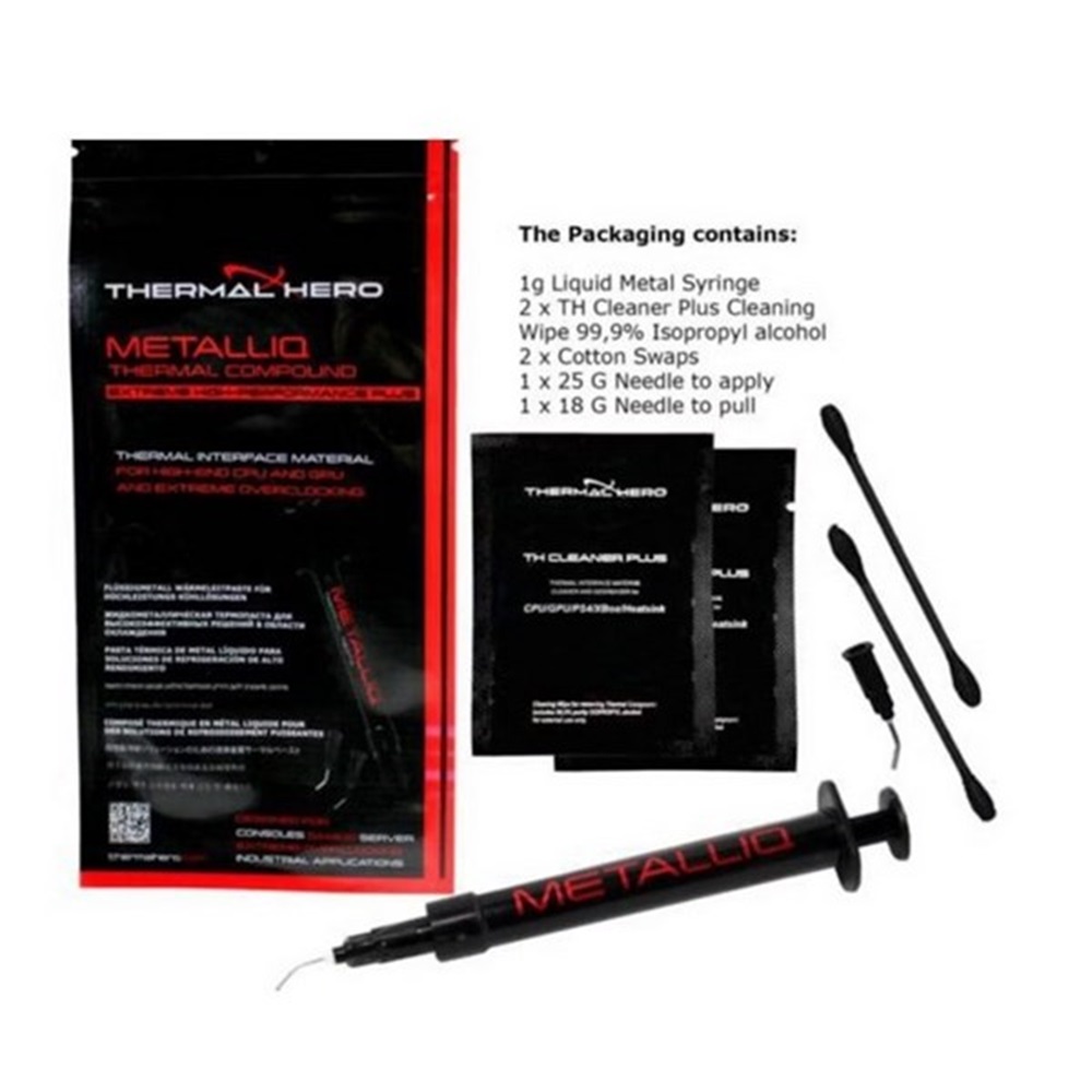 THERMAL HERO METALLING TH-1080021 1Gr 80.0W Premium Sıvı Metal Macun
