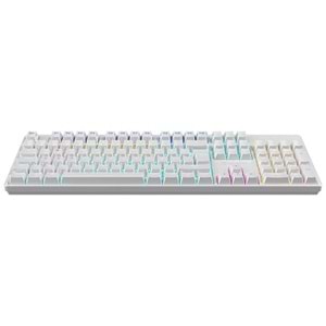 GAMEBOOSTER G24W Enigma Rainbow Aydınlatmalı Red Switch Mekanik Beyaz Oyun Klavyesi
