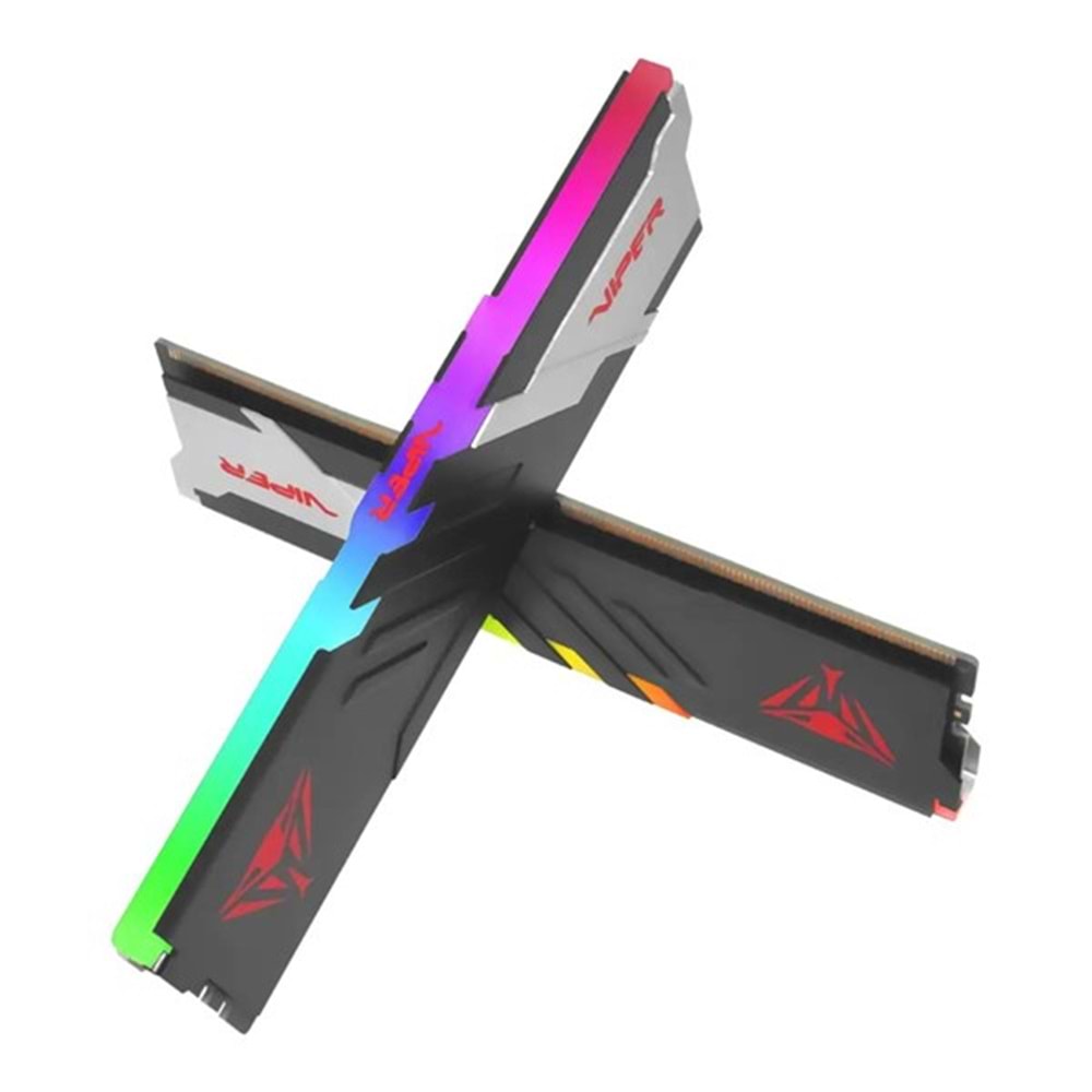 PATRIOT 32GB (2X 16GB) DDR5 6000MHZ CL30 RGB DUAL KIT PC RAM VENOM PVVR532G600C30K 