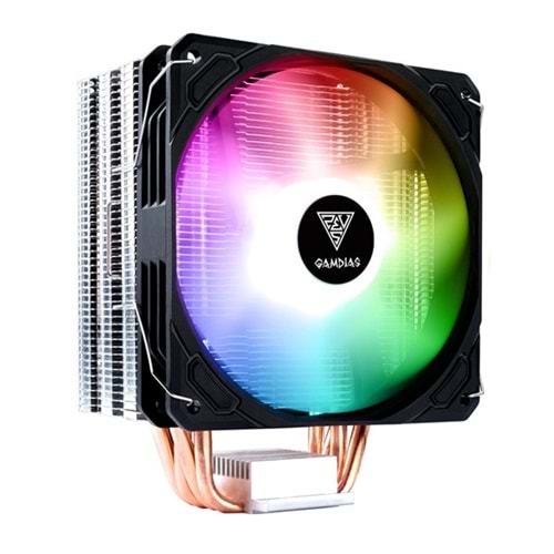GAMDIAS BOREAS E1-410 ARGB HAVA SOĞUTMALI AM5-1700P İŞLEMCİ FANI