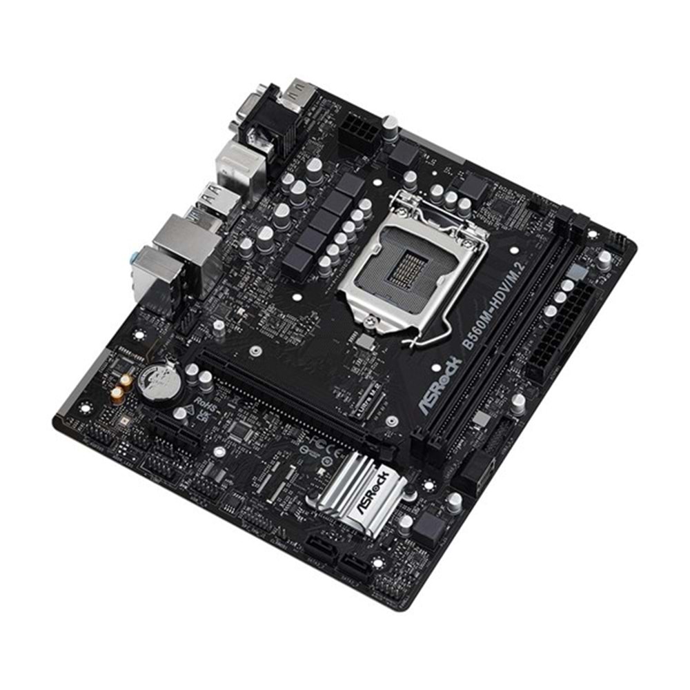 ASROCK B560M-HDV/M.2 DDR4 HDMI-DVI PCIE 3.0 1200p v2 mATX 