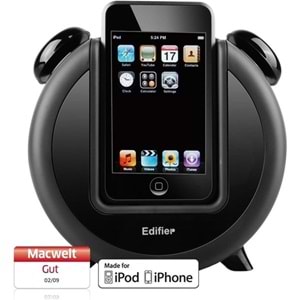 EDIFIER IF200 Plus Alarmlı iPod/iPhone Siyah Bluetooth Speaker