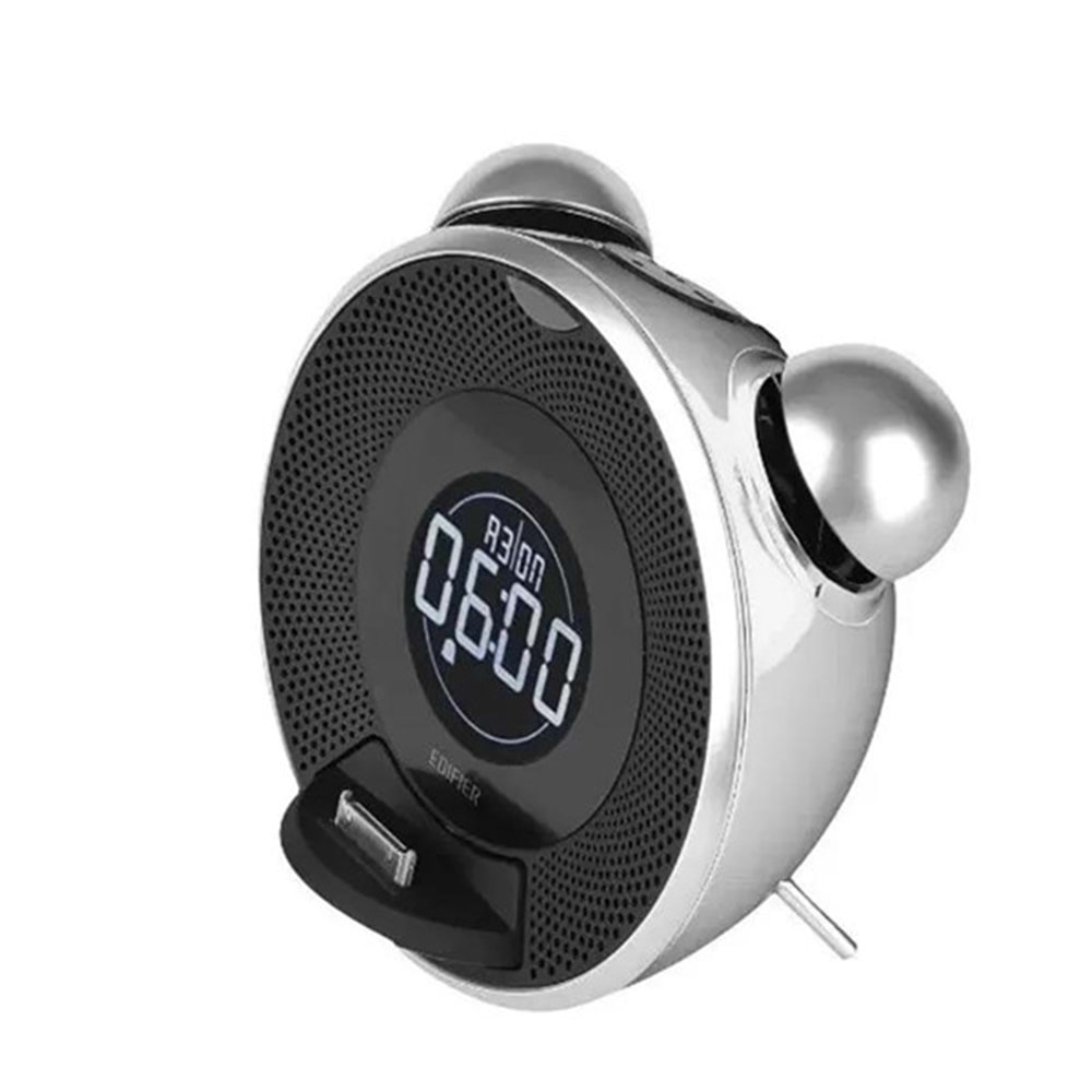 EDIFIER IF230W Tick Tock Dock 9W RMS iPod iPhone Uyumlu FM Radyolu Beyaz Bluetooth Hoparlör