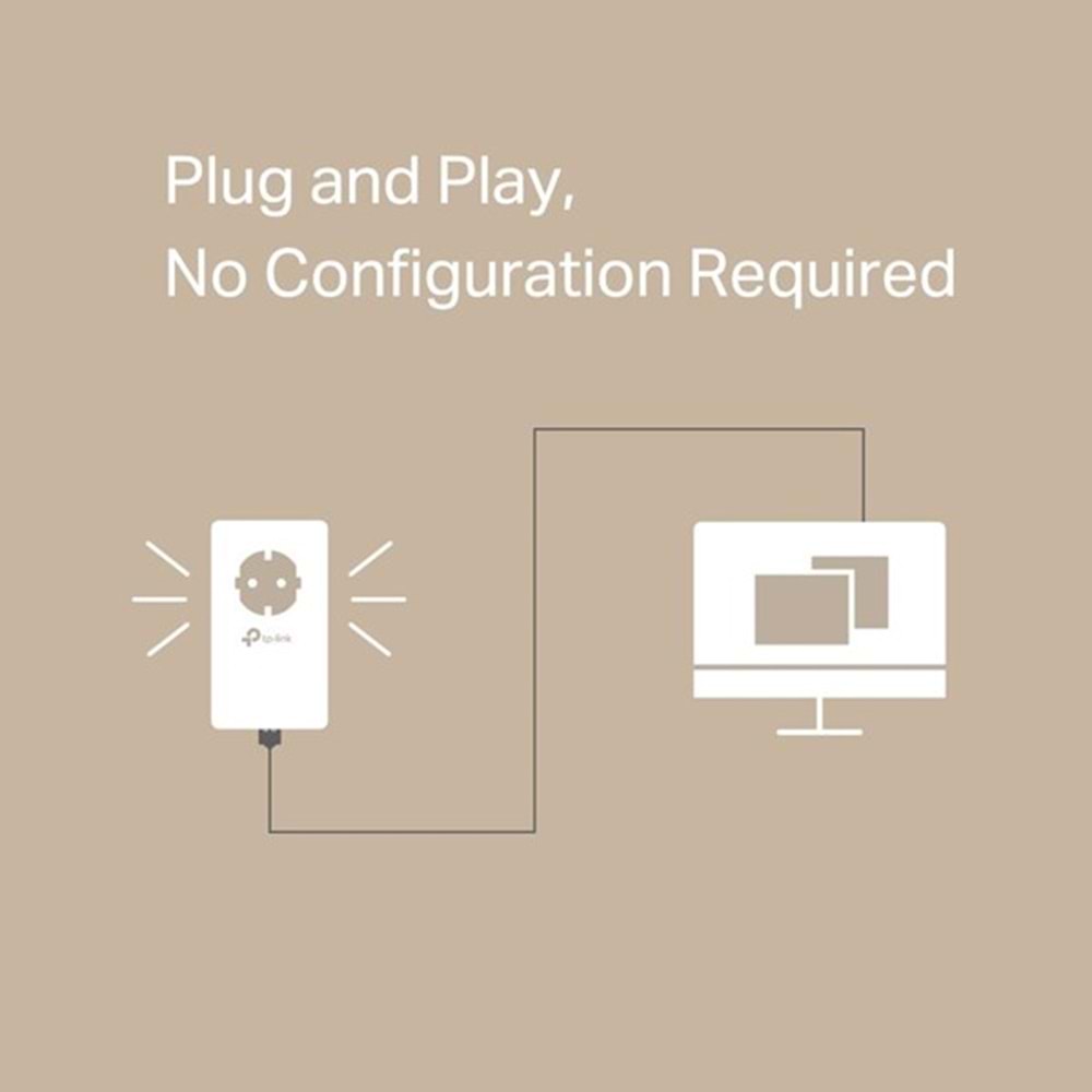 TP-LINK TL-PA7017P KIT AV1000 Gigabit Passthrough Powerline Başlangıç Kiti