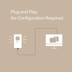 TP-LINK TL-PA7017P KIT AV1000 Gigabit Passthrough Powerline Başlangıç Kiti