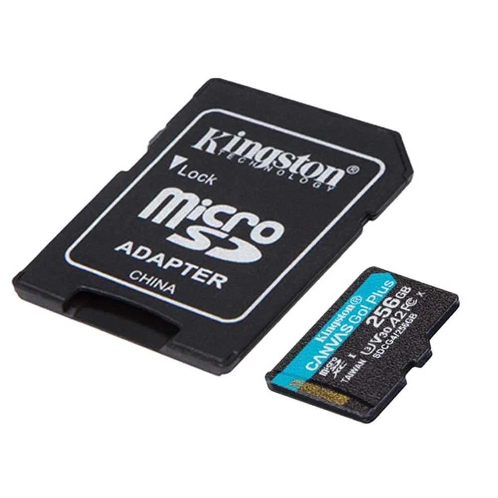 KINGSTON 256GB CANVASGO+ SDCG4/256GB MICRO-SD HAFIZA KARTI