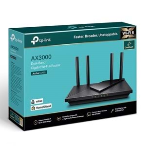 TP-LINK ARCHER AX55 AX3000 DUAL BAND ROUTER