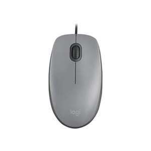 LOGITECH M110 Sessiz Tam Boyutlu Kablolu Usb-A Bağlantılı Optik Mouse - Gri 910-006760