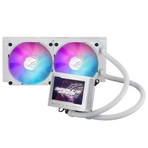 ASUS 240MM ROG RYUJIN III 240 ARGB OLED AM5-1851P SIVI SOĞUTMALI İŞLEMCİ FANI BEYAZ