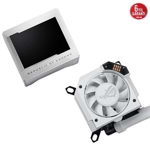 ASUS 240MM ROG RYUJIN III 240 ARGB OLED AM5-1851P SIVI SOĞUTMALI İŞLEMCİ FANI BEYAZ