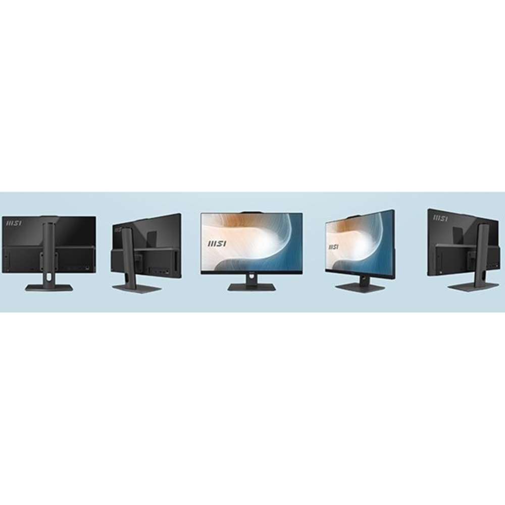 Msı Modern Am242p 12M-1694Tr 23.8 Fhd 16:9 (1920X1080) I5-1235U 8Gb Ddr4 512Gb Ssd W11h Sıyah Aıo Pc