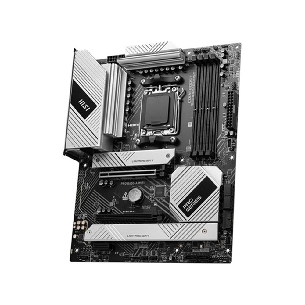 MSI PRO B650-A WIFI6E DDR5 HDMI-DP PCIE 4.0 AM5 ATX