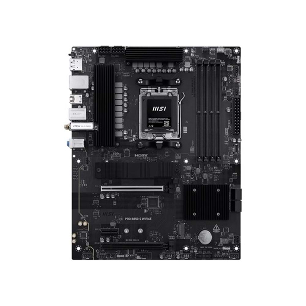 MSI PRO B850-S WIFI6E DDR5 HDMI-DP PCIE 5.0 AM5 ATX 