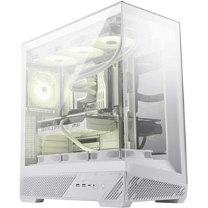 MSI MAG PANO 130R PZ WHITE PANORAMIK GAMING MID-TOWER PC KASASI BEYAZ