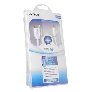 HYTECH 2metre HY-W235 Mini HDMI-HDMI Altın Uçlu 24K 1.4 Ver. 3D Kablo