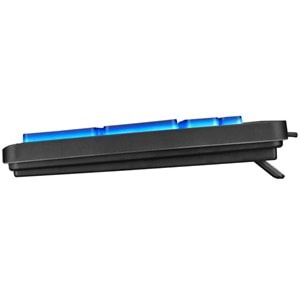 EVEREST KB-120 Sleek Siyah USB Gökkuşağı Aydınlatmalı Q Gaming Oyuncu Klavyesi