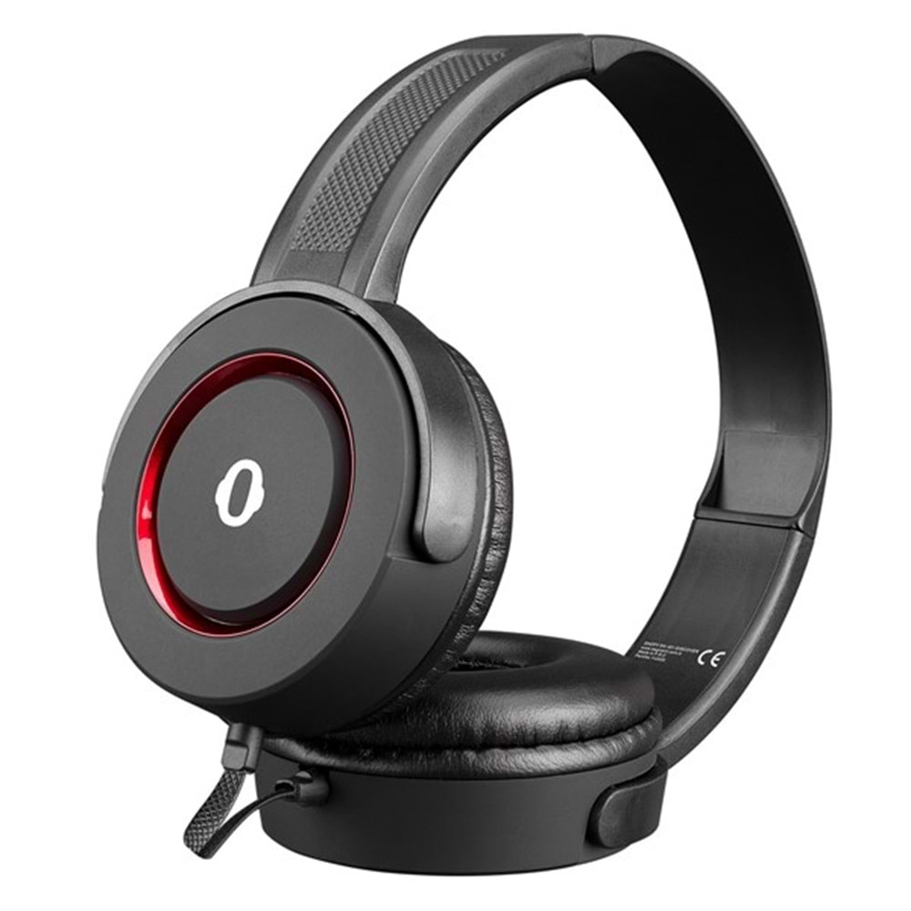 Snopy SN-401 DISCOVER Kırmızı Güçlendirilmiş Bass Etkili Mikrofonlu Kulaklık