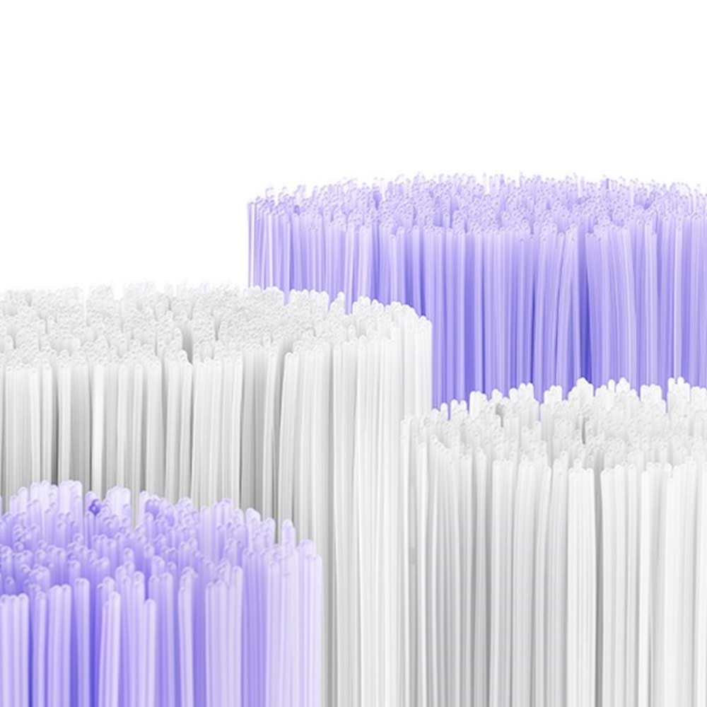 LAIFEN Beyaz 3'lü Diş Fırçası Başlığı