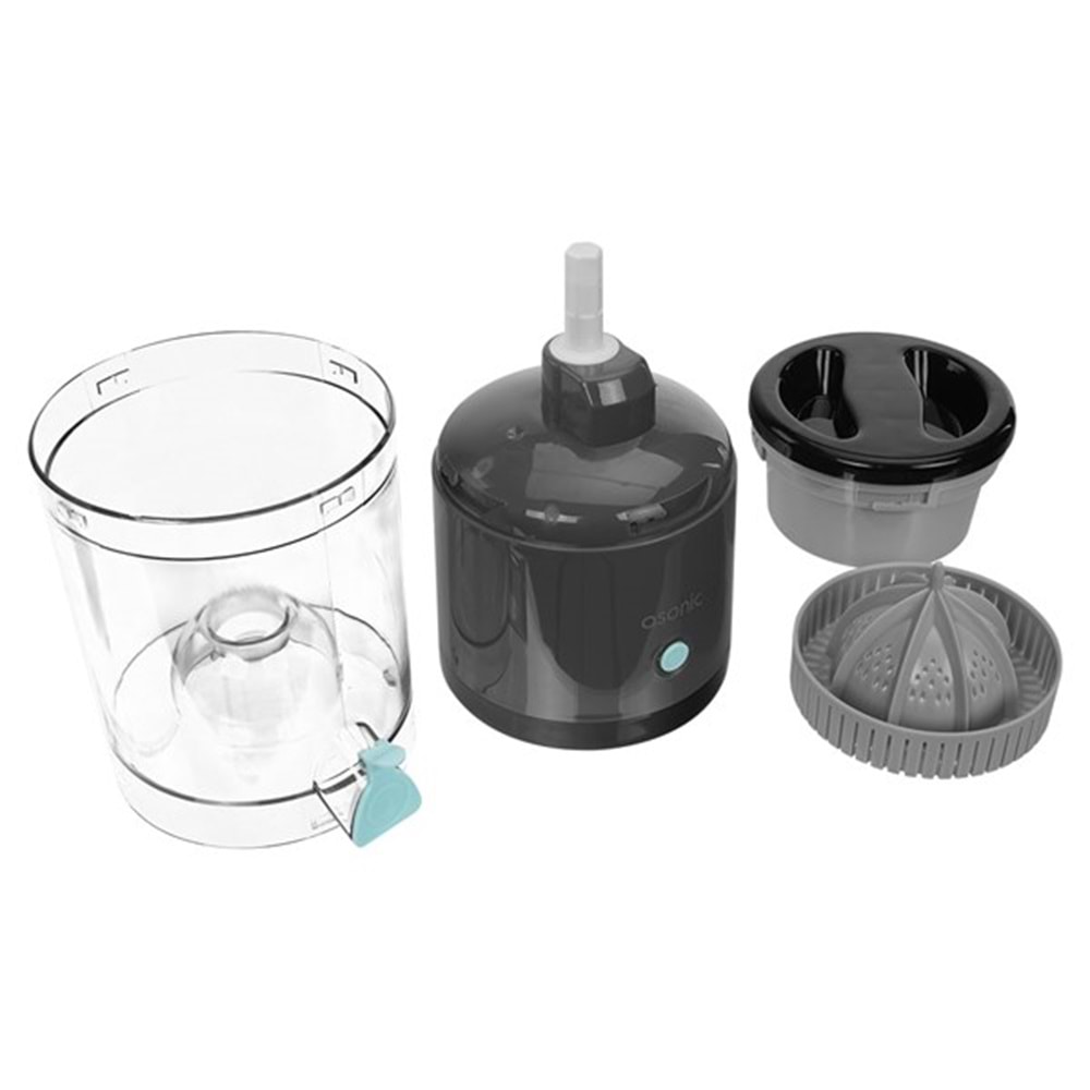 ASONIC MS11 Gerçek 1500mAh USB Şarjli 400ML Kablosuz Taşınabilir Mini Meyve Portakal Sıkacağı