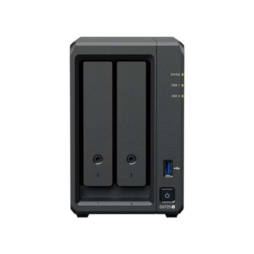 SYNOLOGY DS725 PLUS RYZEN 1600-32GB RAM- 2-diskli Nas Server (Disksiz)
